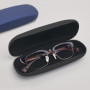 ATBUSS Lot de 2 Étuis à Lunettes Unisexe Avec 2 Chiffons, Boîte de Rangement Pour Lunettes de Soleil, Portable et Rigide - Noir