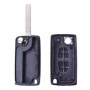 ANGOFIZ Coque Clé Pliable 2 Boutons CE0523 Lame VA2 Compatible avec Peugeot 207 307 307S 308 407 408 3 607 807 2BT 3008 5008 Par