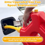 3 Pièces Remplacement Gas can Spout Kit, Version Améliorée Jerrican Essence Bec, le gaz peut se remplacer par la buse par des Ca