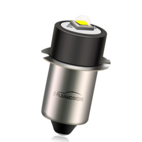 Ruiandsion Ampoule LED 1-9 V P13.5S 1,5 V 3 V 4,5 V 6 V 9 V Remplacement pour lampe de poche, lampe de travail (lot de 1)