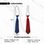 ZBHDEYG 2 Pièces Cravates Pour Enfants - D'École, Vêtements Pour Garçons, Formelles Pour Filles De Remise Des Diplômes, Uniforme