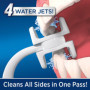 Ontel Hydropulseur Miracle Smile pour la santé des dents et des gencives, tête unique en forme de H et 4 jets d'eau, hydropulseu