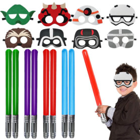 Star War Décoration sabre laser, cadeau d'anniversaire d'enfant, petit cadeau de fête, décoration d'anniversaire, calendrier de 