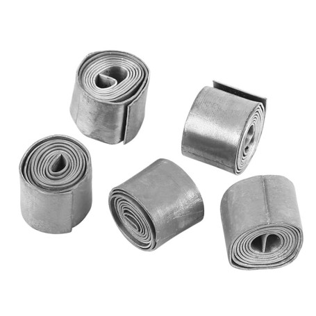 JINJUMEI 5 Rouleaux Feuille de Plomb 0,6mm, Souple pour Pêche, Accessoires et Fournitures pour Leurre, Amateurs