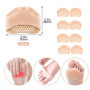 Coussinets Metatarsiens,8pcs Coussinet Plantaire Gel Coussin Gel Pieds,coussinet d'avant pied,Métatarsien Coussinets,Soulager la