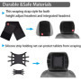 Hikig Support de tablette en silicone pour appuie-tête de voiture pour enfants sur siège arrière, compatible avec iPad, iPad min