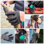 Vueinrg Gants de Pêche Imperméables Anti-Coupure - Gants de Chasse Avec Magnétique Boucle Anti-Morsure Pour Manipuler en Sécurit