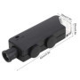 Microscope de Poche, 60-100X Réglable LED Éclairé Microscopes Poche Loupe Portable Loupe pour Observation, Mini Microscope Porta