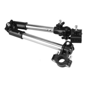 Samfox Porte Parapluie Fauteuil, Parasol Ajustable pour Parapluie 360 ° Support de Fauteuil Roulant Accessoire pour Vélo Connect