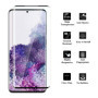 FWang Verre trempé compatible avec Samsung Galaxy S20 PLUS,3D Couverture Complète,9H Dureté,Anti-Rayures,sans Bulles,HD,Contenir