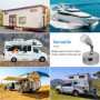 Intckwan 12v Led Lampes Camping-car, 12v Lampe de Lecture Lit, 3 Températures de Couleur, 3w, Variateur Tactile, DC 12-24v Led S