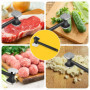 LDERFIV Attendrisseur de Viande, Attendrisseur à escalope antiadhésif Double Face, Marteau à Viande avec Manche antidérapant, Ma