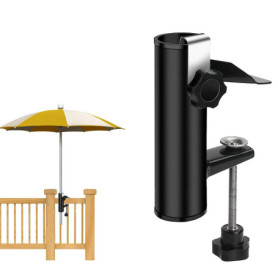 JLTXKST Clip Parasol Balcon,Support Parasol Balcon,Porte-Parasol Balustrade,Clip de Parasol en Métal,Support Parasol Balustrade,