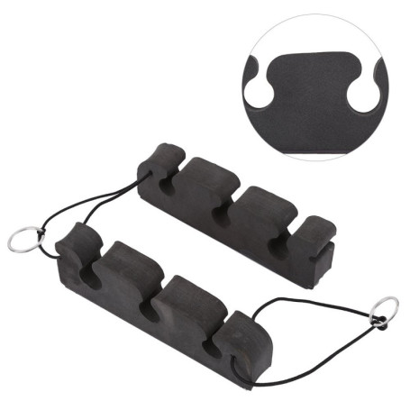 Magnetic Rod Holder,2Pcs Fly Canne à Pêche Barre Porte Support and Portable Magnétique Voiture Tige and Rack Fly Rod Densité de 