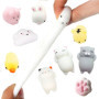 Amaza 36Pcs Squishy Kawaii Petit Animaux Anti Stress Reliever Jouet (Multicolore)