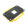 RIIEYOCA Support de refroidissement pour processeur AMD avec quatre vis pour prise AM2 AM3 Jaune et noir