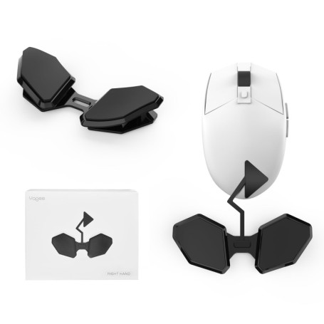 YaGee Repose-poignet pour souris 3.0 ergonomique pour droitier, se fixe aux souris pour une glisse fluide, anti-fatigue et soula