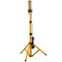 MeFard 60W Projecteur de chantier sur trépied, 6500 lumen et étanche Spot LED Extérieur, Angle de lumière de 360 degrés.
