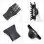 Lot de 2 buses de sèche-cheveux, diffuseur universel pour sèche-cheveux, diffuseur de cheveux, peigne de sèche-cheveux, peigne p