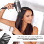 Lot de 2 buses de sèche-cheveux, diffuseur universel pour sèche-cheveux, diffuseur de cheveux, peigne de sèche-cheveux, peigne p