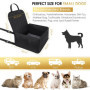 Mozvvco Siège Auto pour Chien, Panier Voiture Avec Côtés Robustes et Ceinture de Sécurité, Pour Petite et Moyenne Taille, Imperm