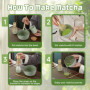 Matcha Kit, Balai à matcha, Bol Matcha, Fouet Matcha, Support de mixeur à matcha, Support de balai à matcha, Ensemble de 5 pièce