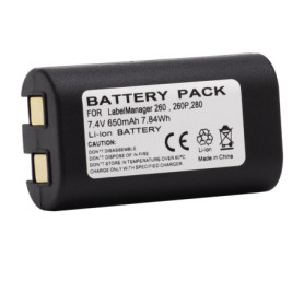 Fayerkar Batterie Li-ion compatible avec Dymo LabelManager 260, 260P, 280, PnP, photocopieur, scanner, imprimante d'étiquettes (
