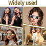 2PCS Lunettes de Soleil en Forme d'Étoile - Lunettes Pentagramme Rétro, Lunettes de Fête Amusantes et Incassables pour Enfants e