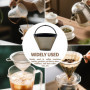 VELLUSTRA 2 PCS Filtre à Café Réutilisable Taille 4, Filtre a Cafe en Acier Inoxydable pour Faire du Café Manuel Filtre Café Per