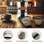 VELLUSTRA 2 PCS Filtre à Café Réutilisable Taille 4, Filtre a Cafe en Acier Inoxydable pour Faire du Café Manuel Filtre Café Per