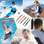 MXTIMWAN Cordons Elastiques Pour Lunettes, Sangles Lunettes Antidérapantes Réglables, Cordon à Lunettes Elastique, Sport Nautiqu