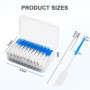 200 Pcs Brossettes Interdentaires,MXTIMWAN Brossette Interdentaire,Brosse Interdentaire avec Étui,Brossette Dentaire-Brosses pou