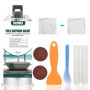 Kit de Réparation Baignoire Blanc,Kit Réparation Carrelage,Kit de Réparation Baignoire Acrylique,Kit Réparation Receveur Douche,