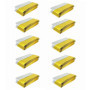TENQUAN 10 Pcs Couverture de Survie, 210cm x 160cm Couverture Survie Extra Large Mylar Argent Doré Couverture Kit de Survie Ther