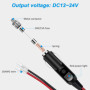 Hoembpn Fiche Male Allume Cigare Voiture avec Fusible 10A/15A et LED,12V/24V Universel Adaptateur Mâle Très Résistant pour Allum