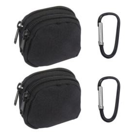 2 Mini Sacs De Ceinture, 2 Mousquetons, Sac De Ceinture Tactique, Organisateur De Ceinture, Équipement Tactique, Équipement De R