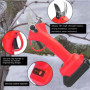 SQUADO - Cisailles d'élagage, double batterie 21 V ou 48 VF Sécateur électrique, Cisailles de jardinage