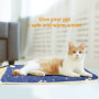 secretmotion Coussin Chauffant pour Animaux de Compagnie pour Chat et Chien Couverture Thermique Thermique avec câble à mâcher