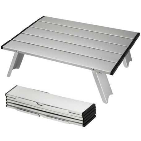 TINGJS Table de Camping Petite Table Exterieur Pliante en Aluminium Compacte Portable pour en Plein air Pique-Nique Plage Randon