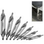 Pilikoll 7 Pièces HSS Foret à Centrer 60 Degrés Forets Centraux Le Traitement Du Fer, Acier, Cuivre, Aluminium 1.0 1.5 2.0 2.5 3