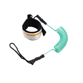 Surfing Leash - Laisse de Planche de Surf 5mm 10 Pieds TPU Paddle Surf Leash Corde de Pied de Sécurité Corde de Pied de Ski Naut