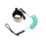 Surfing Leash - Laisse de Planche de Surf 5mm 10 Pieds TPU Paddle Surf Leash Corde de Pied de Sécurité Corde de Pied de Ski Naut