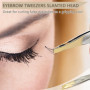 3 Pièces Pince a Epiler Professionnelle, Pince à épiler, Pince à Epiler Sourcils en Acier Inoxydable, Pinces à épiler de précisi