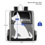 Sac à dos pour chats chiens, boîte de transport respirant, pour promenade, randonnée, sac léger et élégant avec sac de rangement