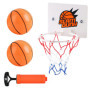 Mini Panier de Basket-Ball Mini Panier de Basket-Ball 16,2 x 12 cm Mini Panier de Basket-Ball Chambre avec 2 balles et Pompe Bur