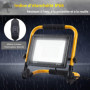 50W Projecteur LED, 5000LM Super Brillant Projecteur LED Extérieur IP66 Etanche, Éclairage de Sécurité Extérieur pour Terrains, 