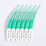 12 Pcs Brossettes Interdentaire avec Boîte en Plastique,Cure Dent Plastique Soft Silicone Brosse à Dents,Brossettes Interdentair