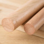 NC DBAILY Rouleau Pâtisserie Boishêtre,3pcs des Tailles Différentes Bûches Naturelles Pas Poignée Convient pour Les Gâteaux Pain