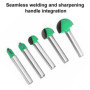 Queue Mèches de Routeur Bits, 6 mm, 5 Pcs, Tige Routeur Core Box Bits Fraise, à Rainure Ronde Outils à Bois, Nez Rond Core Box R
