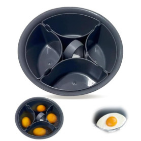 Mtlhbcg Thermomix Cuiseur à œufs compatible avec TM5 TM6 TM31, support de cuiseur à œufs, 4 œufs, cuiseur à œufs combiné, cuiseu